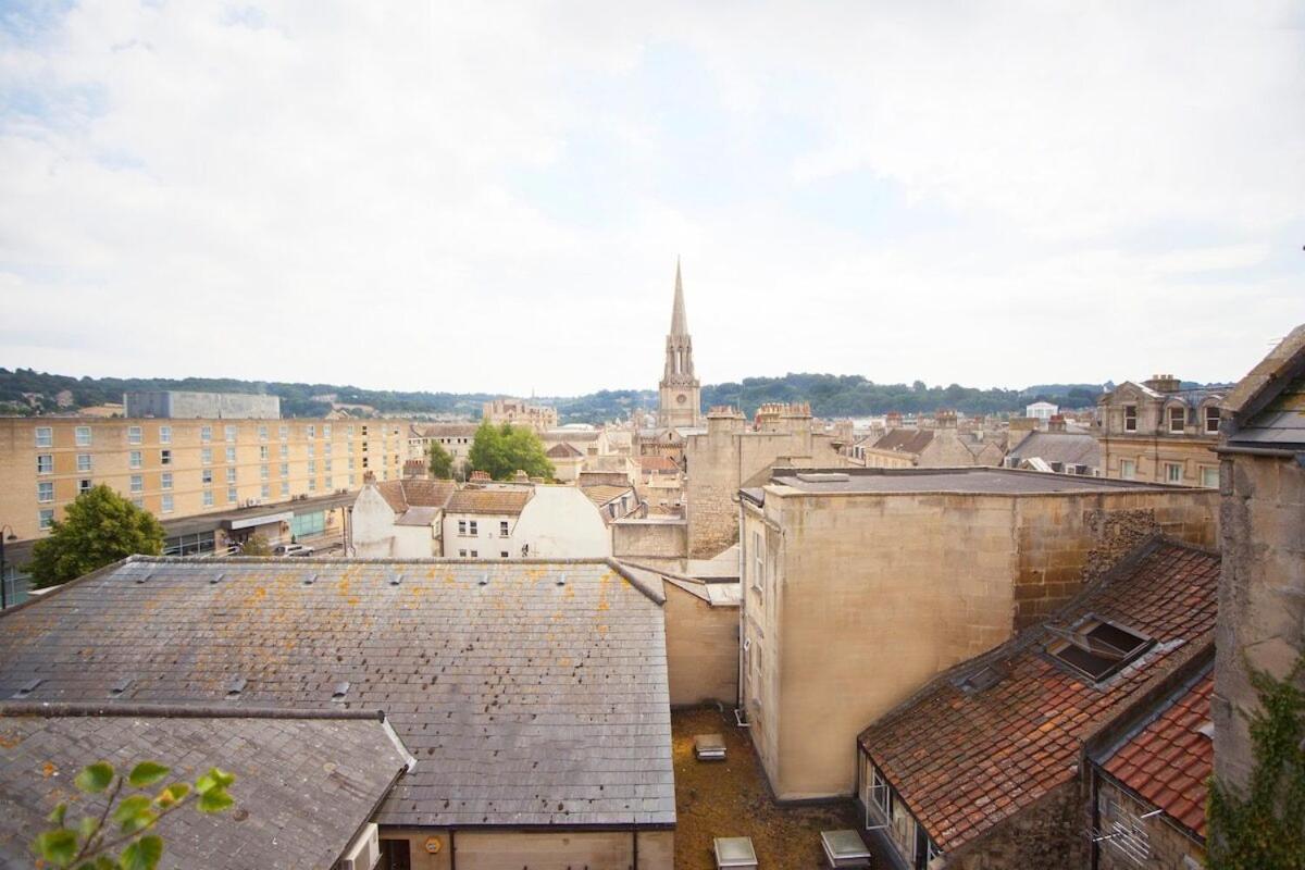 The Roof Terrace Maisonette - City Centre Bath Dış mekan fotoğraf