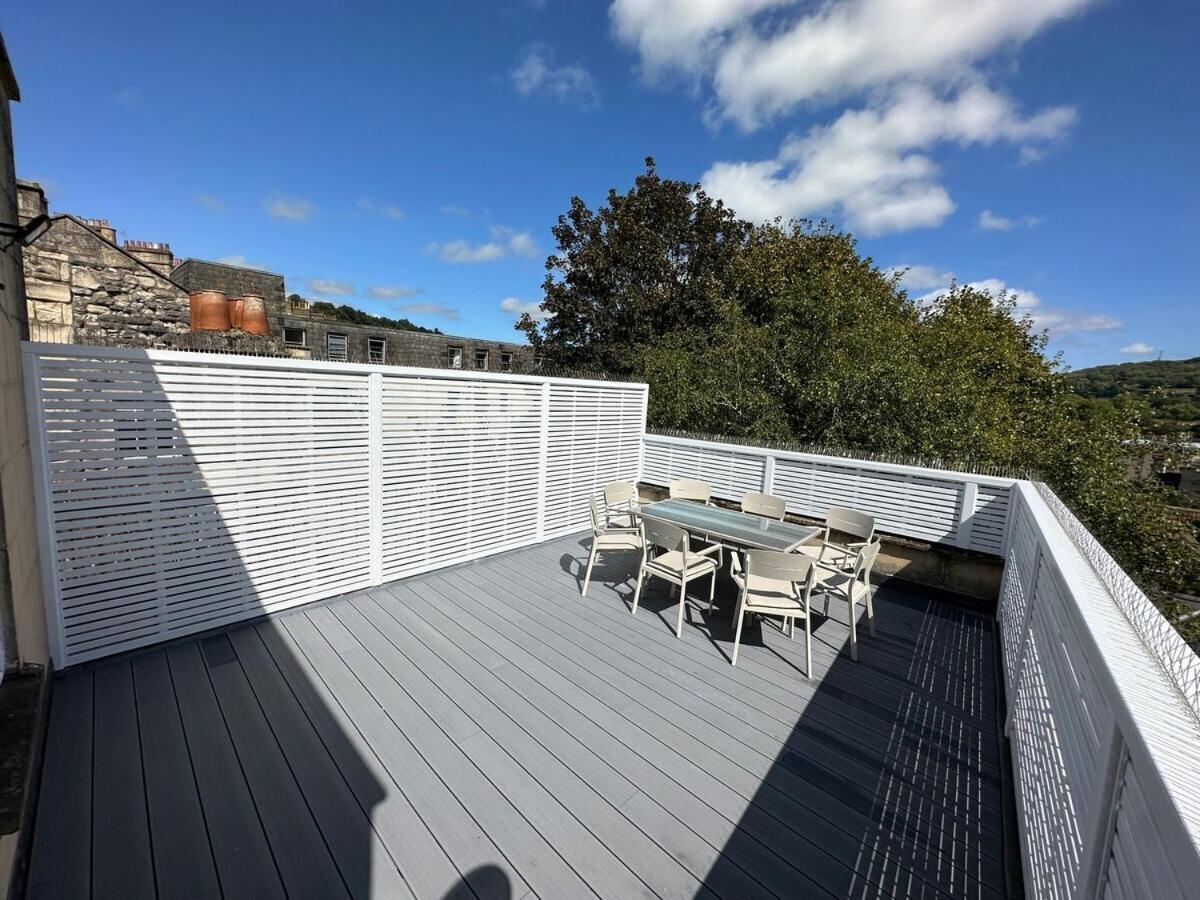 The Roof Terrace Maisonette - City Centre Bath Dış mekan fotoğraf