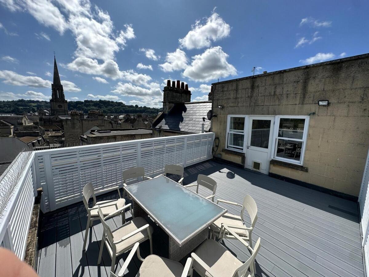 The Roof Terrace Maisonette - City Centre Bath Dış mekan fotoğraf